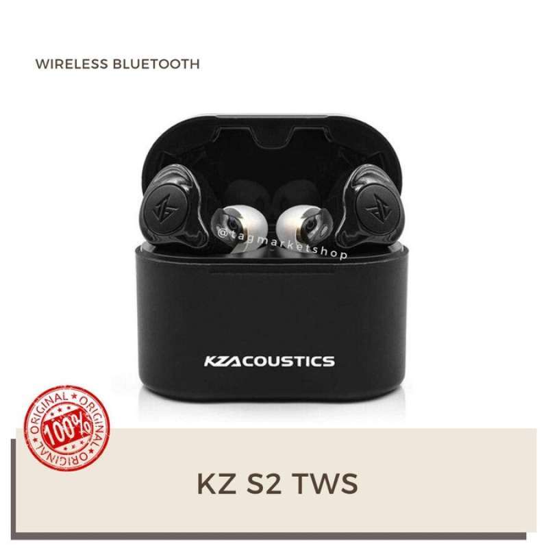 Jual KZ S2 TWS Knowledge Zenith Bluetooth 5.0 Hybrid Earphone