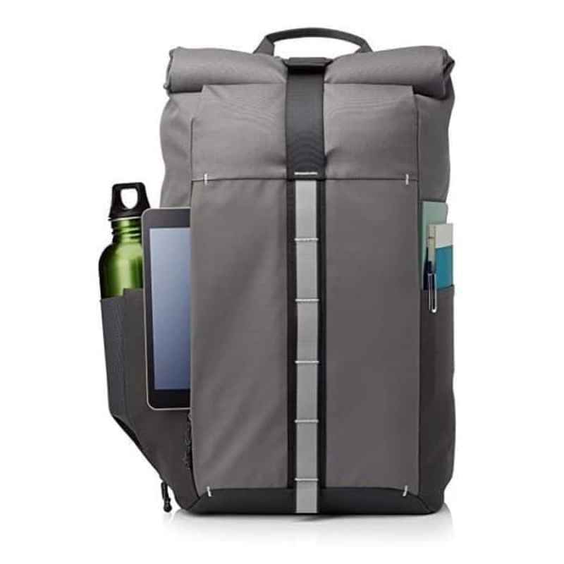 grey laptop backpack
