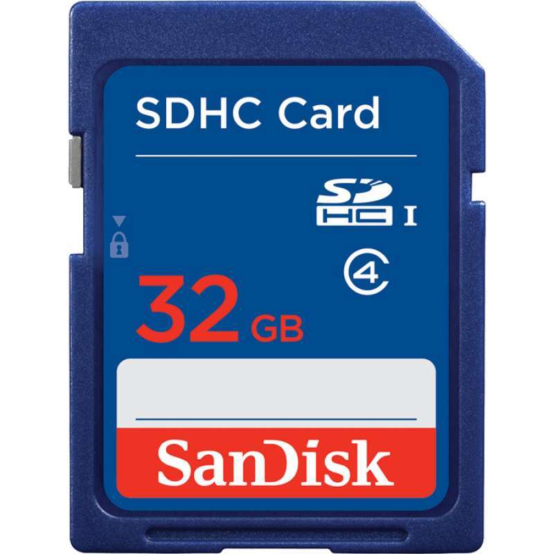 Jual Sandisk Sd Card 32 Gb Memori Kamera Sdhc Sdcard Cl4 Memory Camera 32gb Original Online November 2020 Blibli