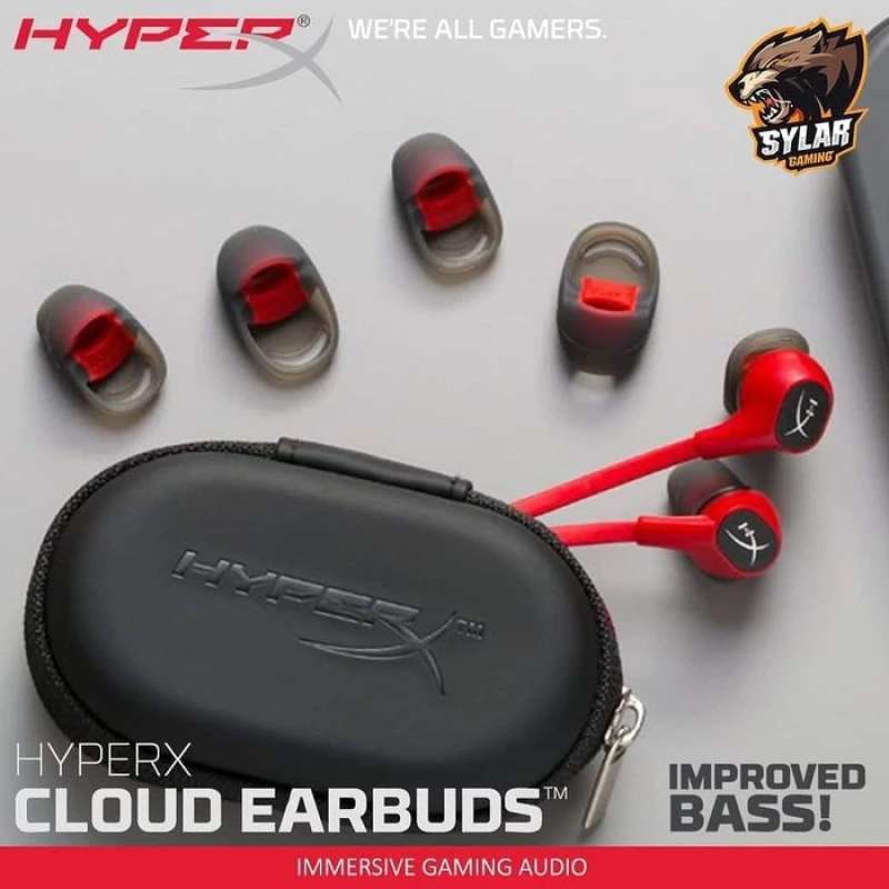 Jual Hyperx Cloud Earbuds Earphone Gaming Online Oktober 2020 Blibli Com