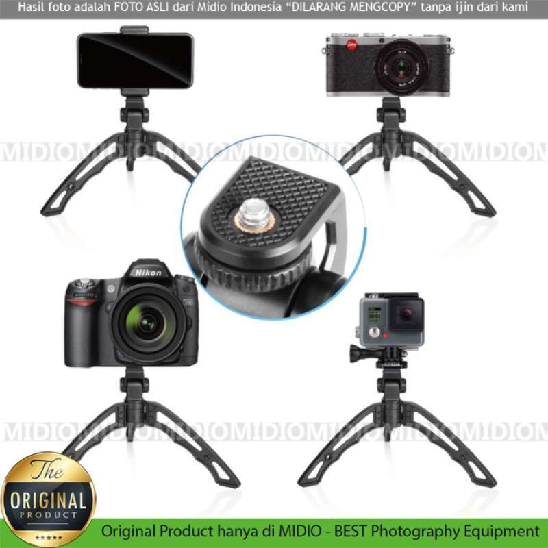 Jual Apexel Handheld Mini Tripod Untuk Kamera Include Holder U Dan Mini Led Online Januari 2021 Blibli