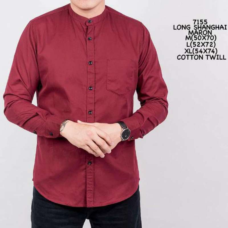 Jual Arnett Arnett Baju Pria Kemeja Lengan Panjang Solid Navy Original Zalora Indonesia