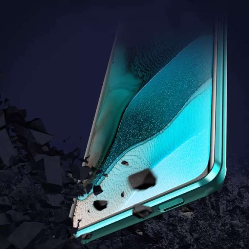 Jual Samsung Galaxy M20 Double Side Glass Magnetic Case Metal