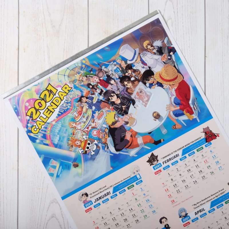>Jual Kalender Anime 2021 Variasi A Online Februari 2021 Blibli