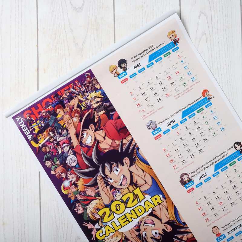 >Jual Kalender Anime 2021 Variasi A Online Februari 2021 Blibli