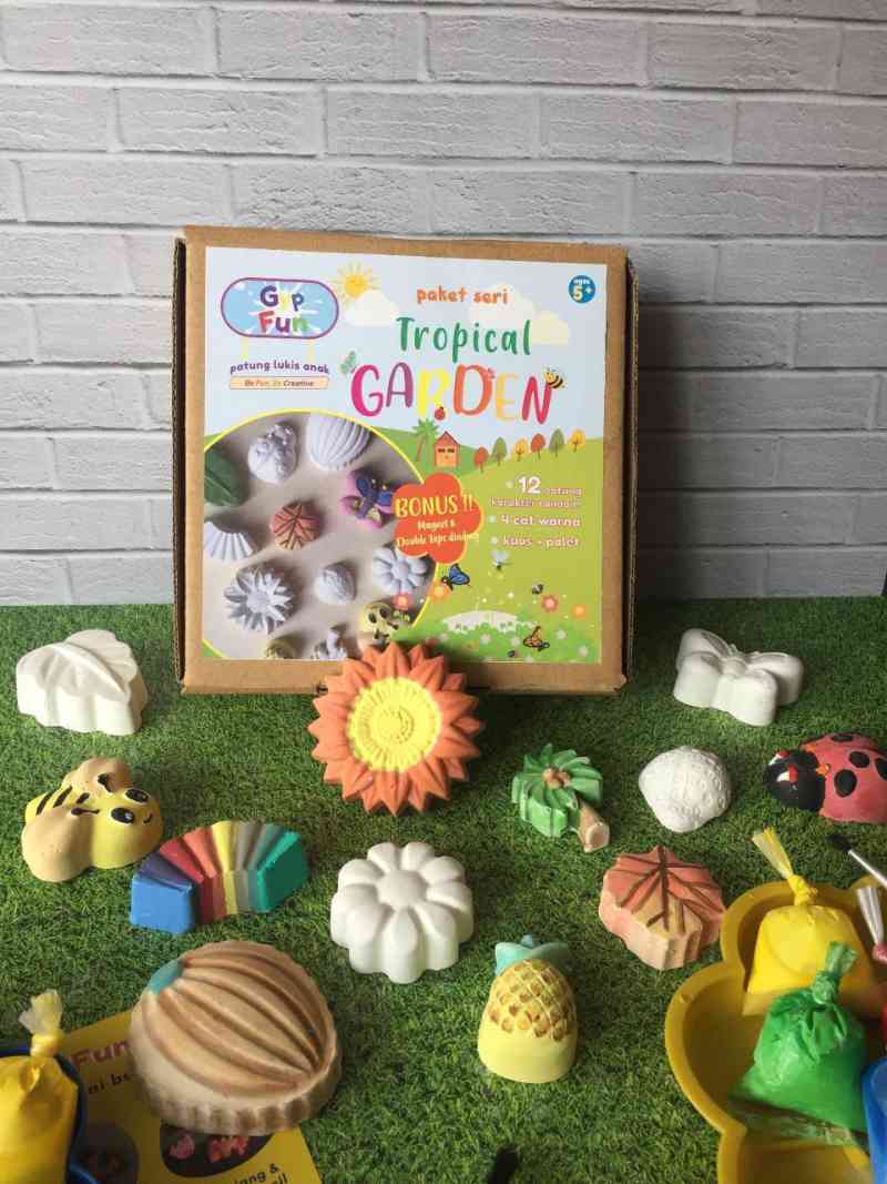 Jual Mainan Edukasi Kreatif Melukis Mewarnai Patung Tropical Garden Terbaru Juli 2021 Blibli