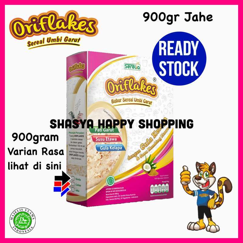 Jual Oriflakes 900 Gram Gastro Jahe Sereal Umbi Garut Asam Lambung Online Februari 2021 Blibli