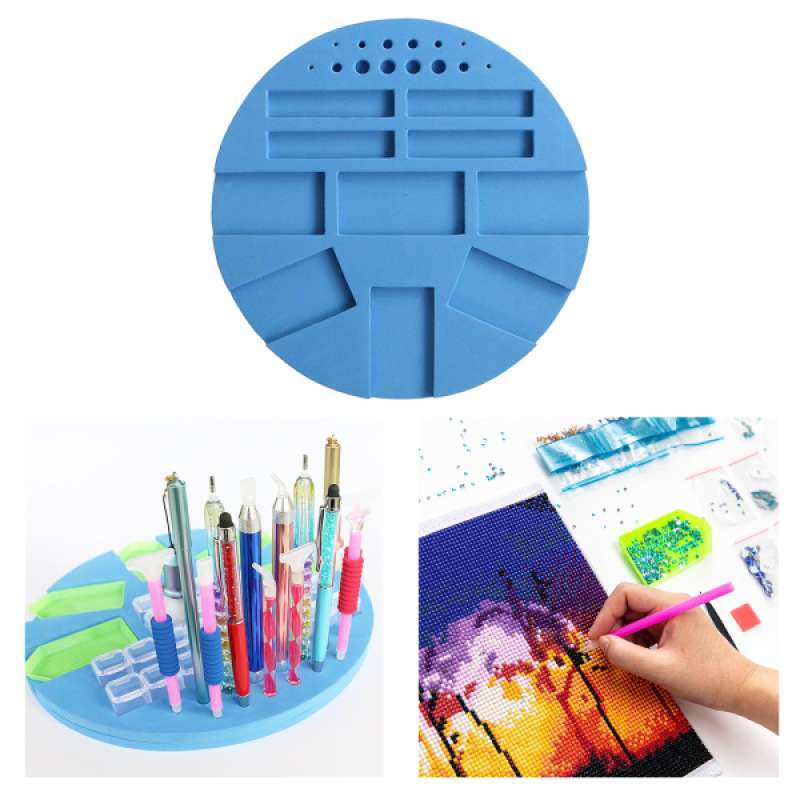 diy diamond painting tools cross stitch embroidery pen storage beads tray holder