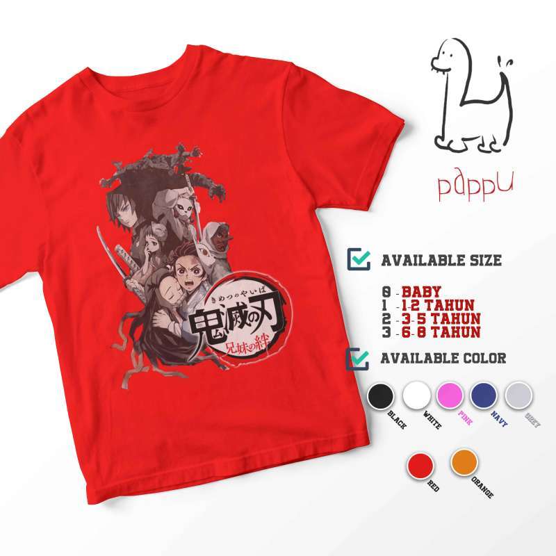 c 119 kaos anak demon slayer kimetsu no yaiba netflix kids t shirt
