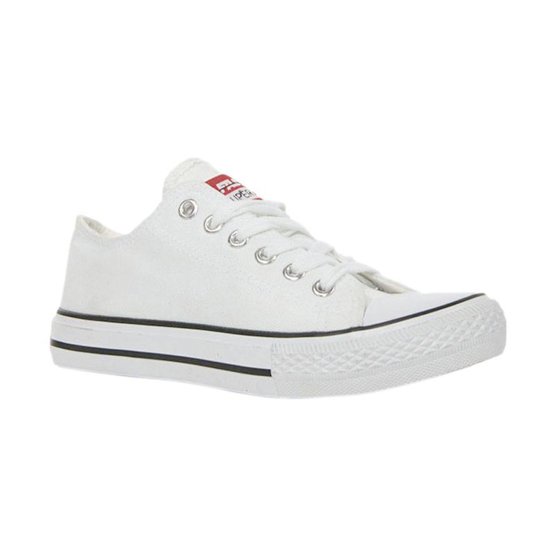 Faster 1603-03 Kanvas Sneaker Shoes - White
