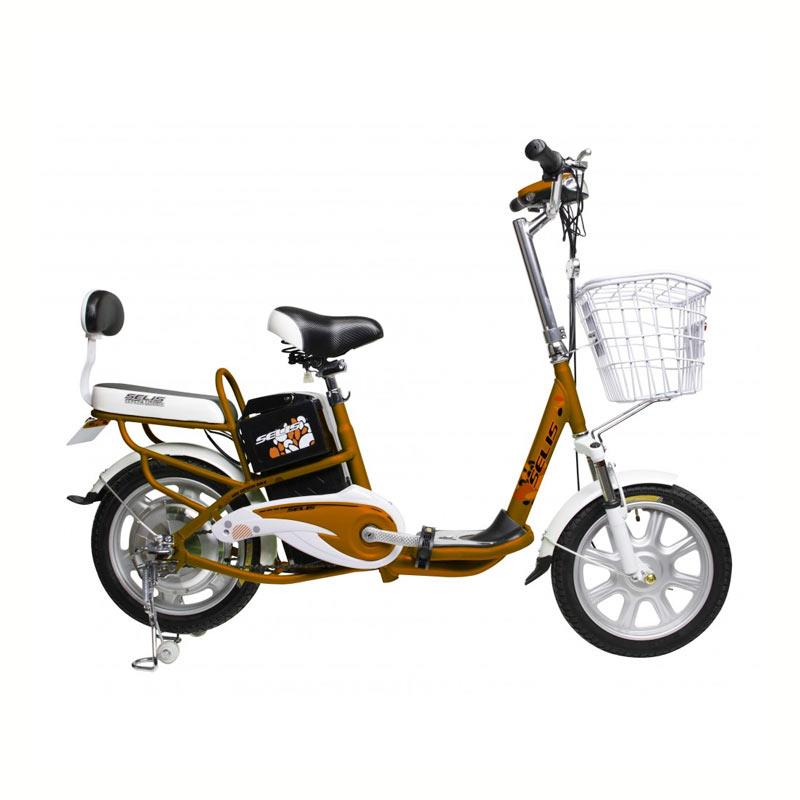 Jual Selis Go Green 48 Sepeda Listrik - Orange di Seller Selis Indonesia Official Store - SELIS - PRJ | Blibli