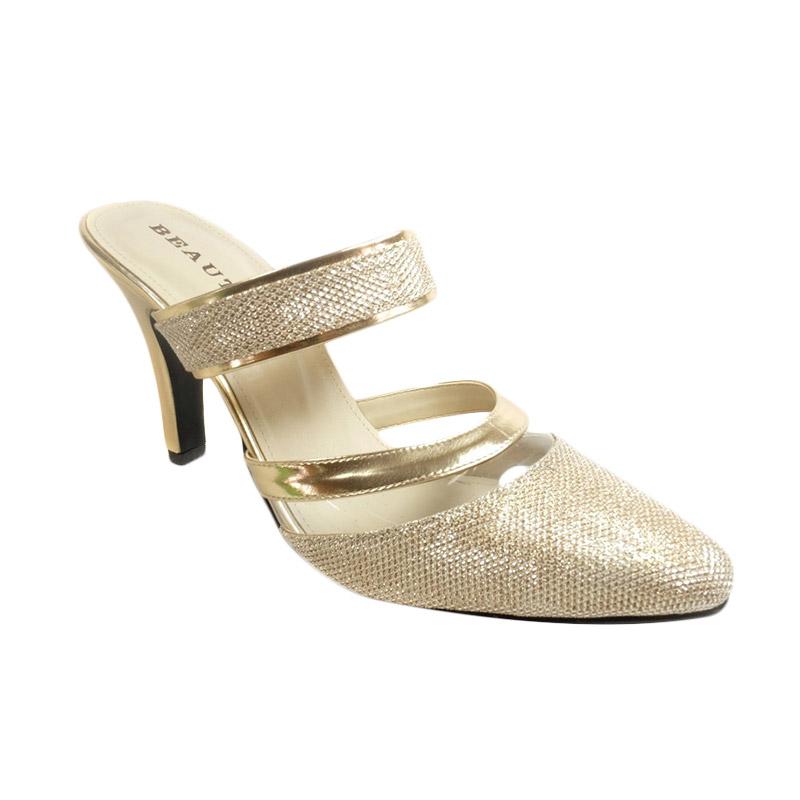Beauty Shoes Mirla Heels - Gold