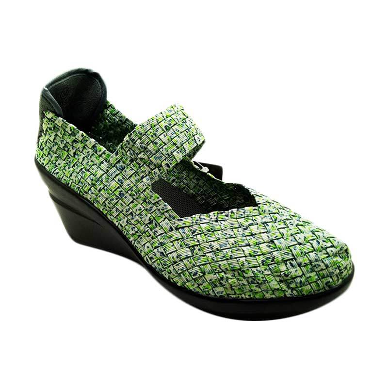 Lulia VS1922 Sepatu Rajut Wanita - Hijau