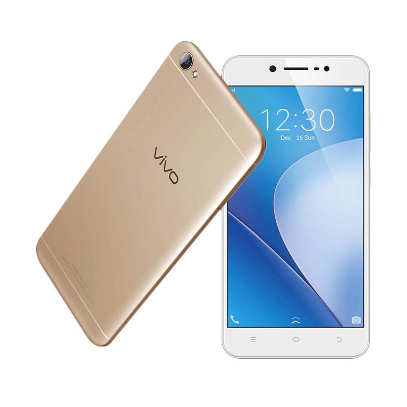 VIVO V5 Lite Smartphone - Gold [32 GB/3 GB RAM] + Free memori 16Gb