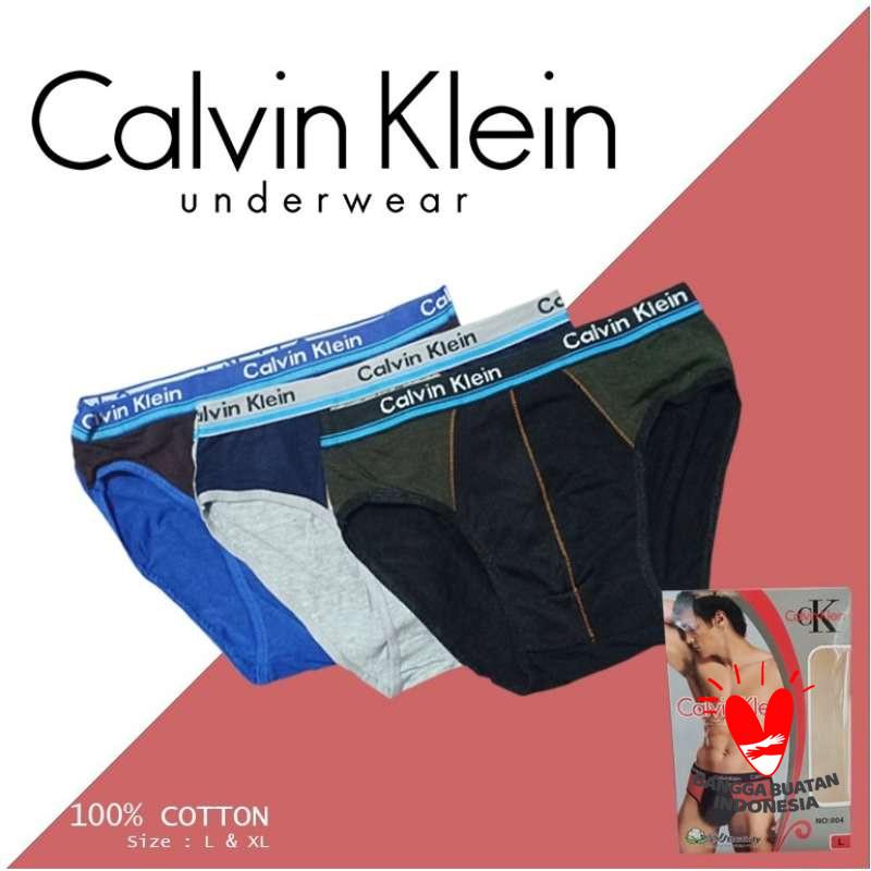 Jual Cd CK celana dalam pria calvin klein lis sempak isi 3 pcs L