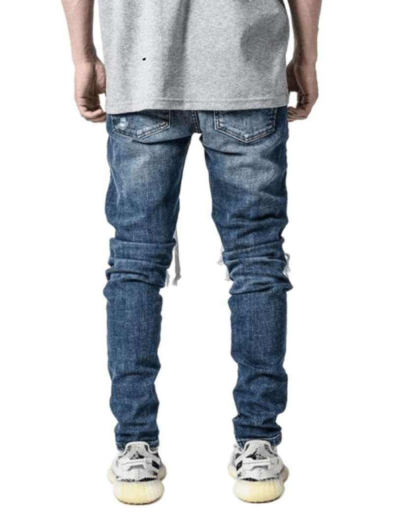Lakenzie biker top patch denim