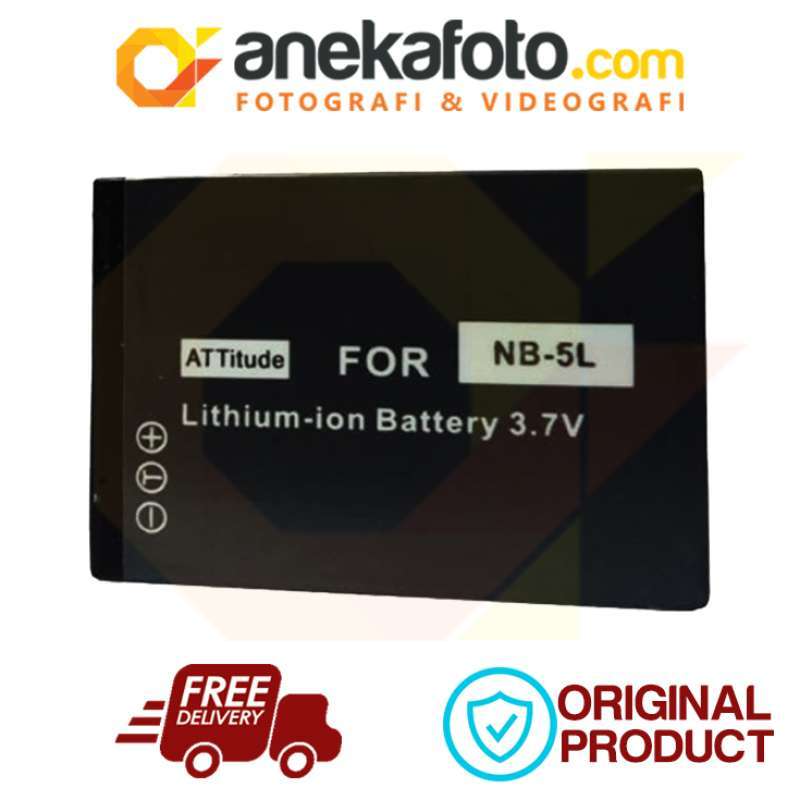 anekafoto att battery canon nb 5l
