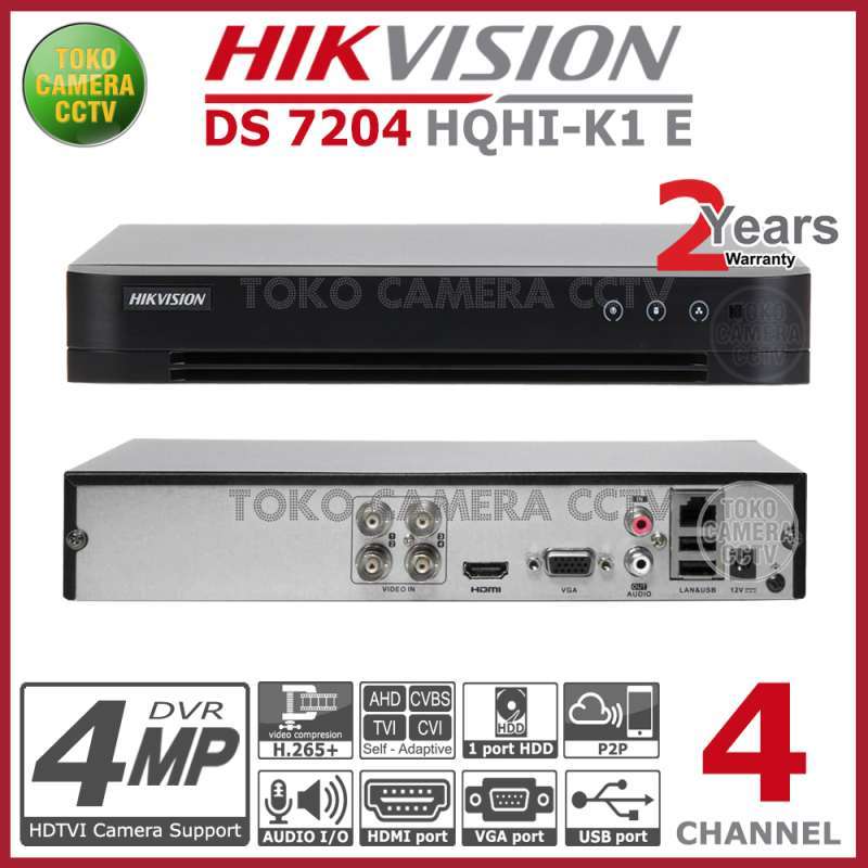 Jual Dvr Hikvision 4 Channel Ds 74hqhi K1 E Di Seller Toko Camera Cctv Kota Jakarta Barat Dki Jakarta Blibli