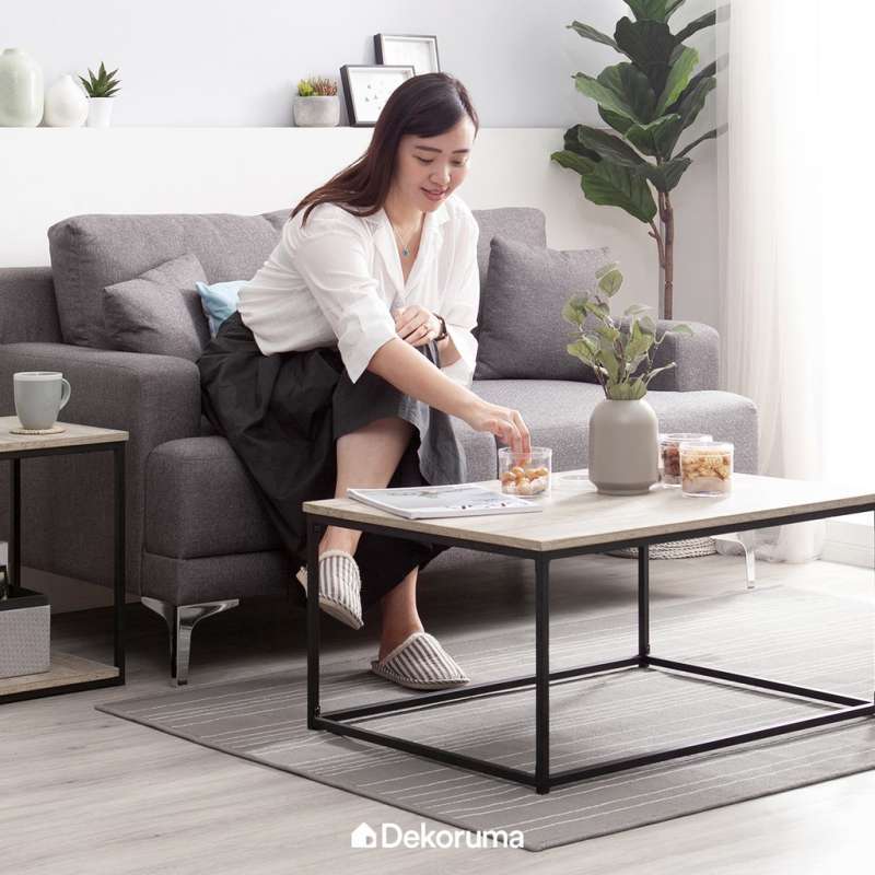 Jual Dekoruma Ashi Meja Ruang Tamu Minimalis Modern Coffee Table Terbaru Juli 2021 Blibli