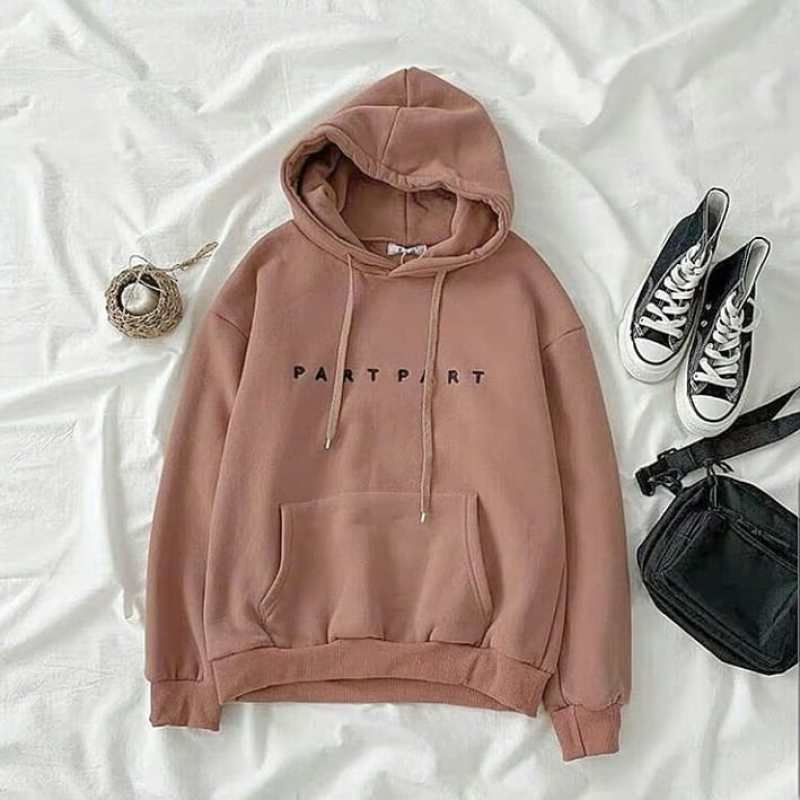 Sweater hoodie wanita top
