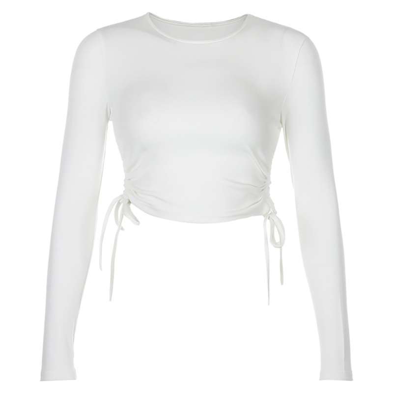 Jual Bluelans Sexy Women Solid Color T 