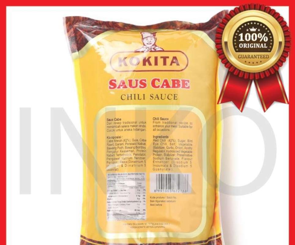 Jual KOKITA SAUS CABE POUCH 1KG di Seller inko - Kab ...