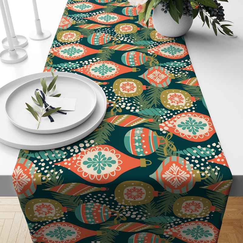 Jual Taplak Meja Ukuran 40x140cm Motif Natal 03 Online Maret 2021 Blibli
