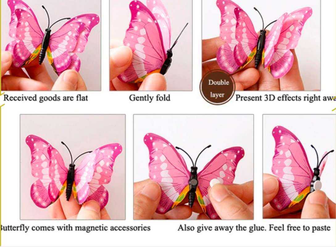 Download Stiker Kupu Kupu 3d Hiasan Dinding Lucu Wall Sticker Butterfly Wallpaper Dekorasi Kamar Terbaru Agustus 2021 Harga Murah Kualitas Terjamin Blibli
