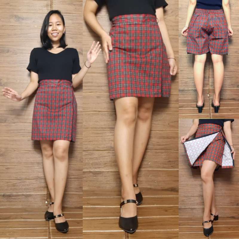 Blessing Collection Shinei Celana rok pendek hotpant short pant wanita jumbo All size fit to XXL