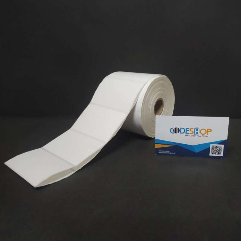 Jual LABEL BARCODE 80 X 50 (1 LINE) KERTAS STICKER LABEL ...