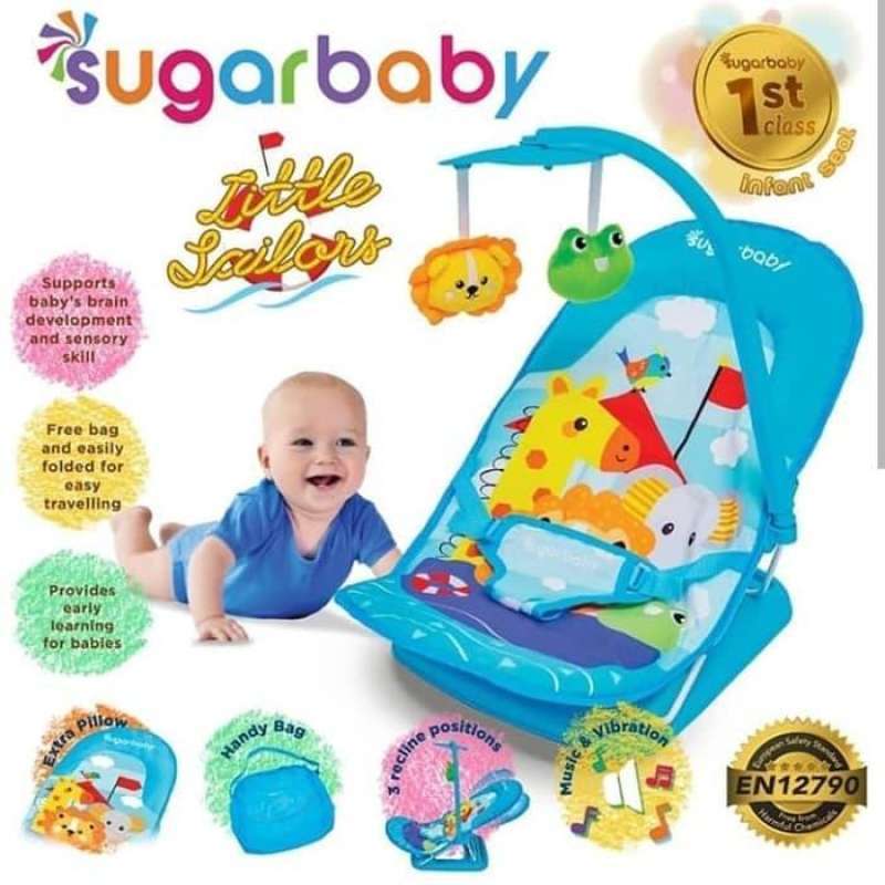 Jual Bandung Sugar Baby Infant Seat Little Sailors Baby Bouncer