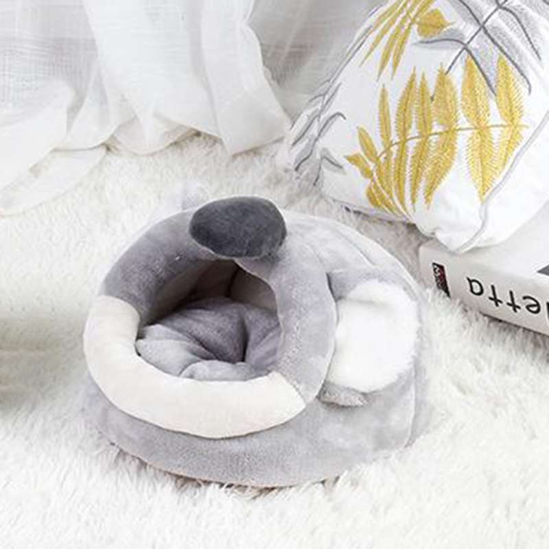 FLAdorepet Rabbit Guinea Pig Hamster House Bed Cute Small Animal Pet Winter Warm Squirrel Hedgehog Chinchilla House Cage Nest Hamster Accessories 