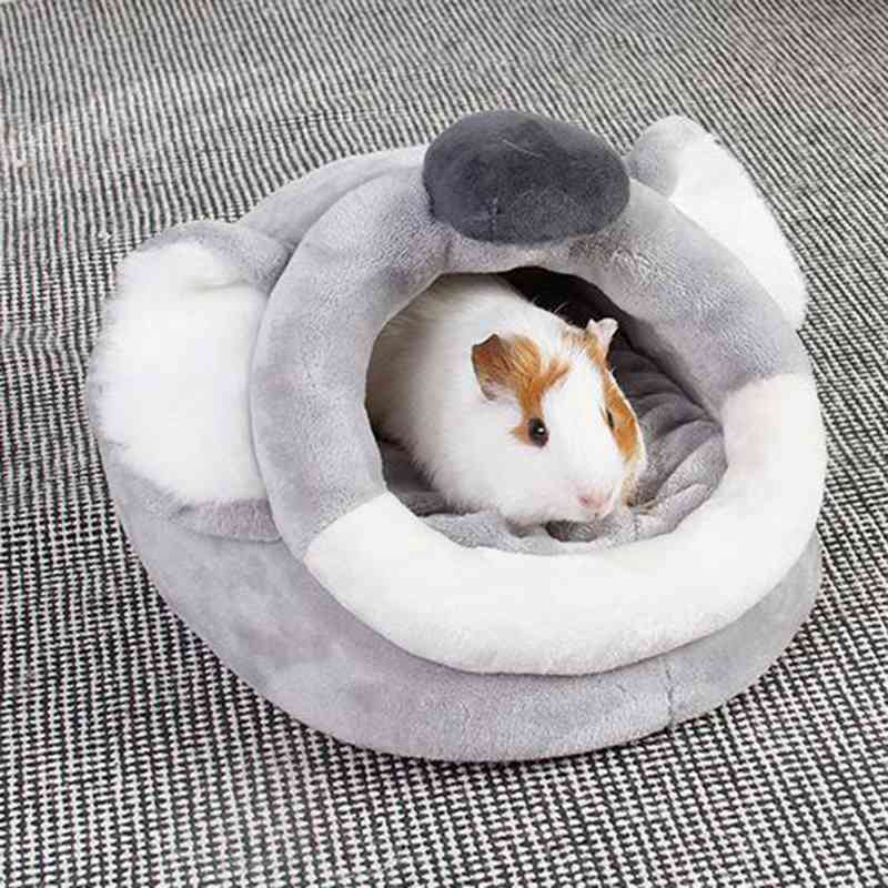 Warm Mini House for Chinchilla Hedgehog Rabbit CWMW04 QEES Small Animals Bed Guinea Pig Warm Bed 