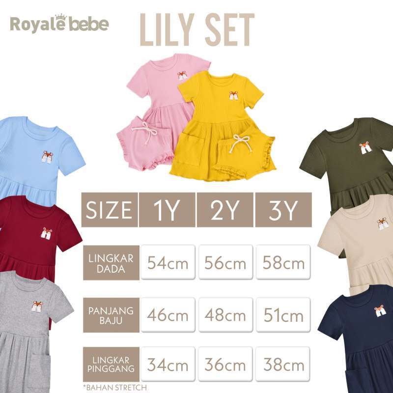 Jual Royale Bebe Dress Anak Lily Dress Terbaru November 21 Harga Murah Kualitas Terjamin Blibli