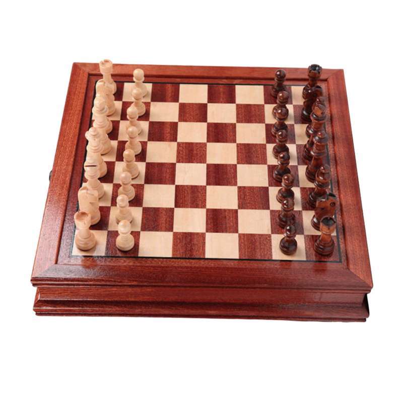 Jual 13 Chessboard Wooden Magnetic, Large Wooden Chess Set With Storage