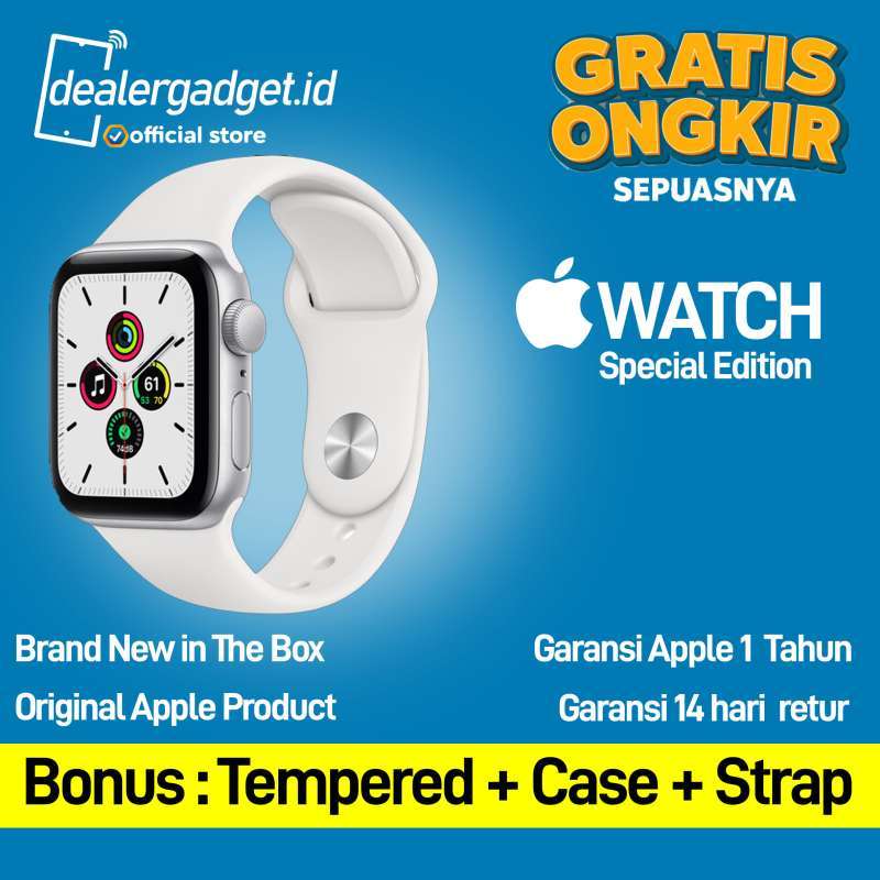 Jual Apple Watch SE 44mm GPS Garansi Apple di Seller dealergadget.id  official store - Kota Jakarta Pusat, DKI Jakarta | Blibli
