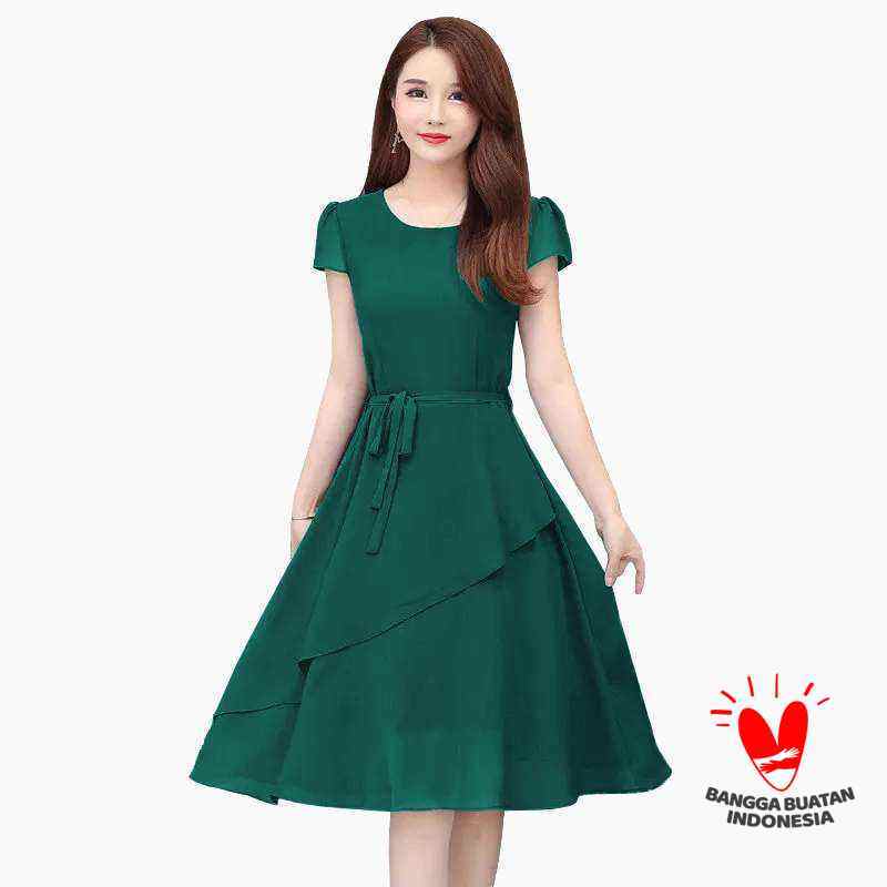 Dress berlengan best sale