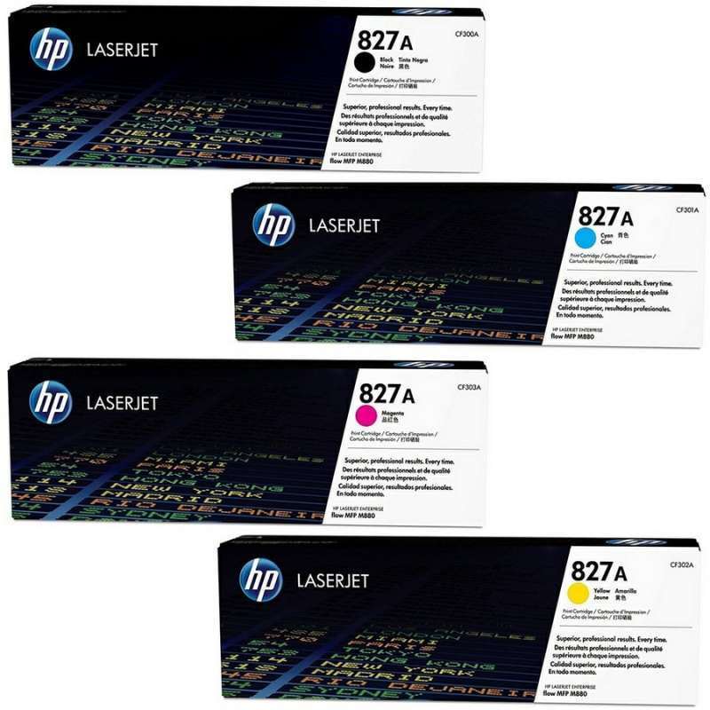 Promo Paket Toner HP 827A Black \u0026 Color 