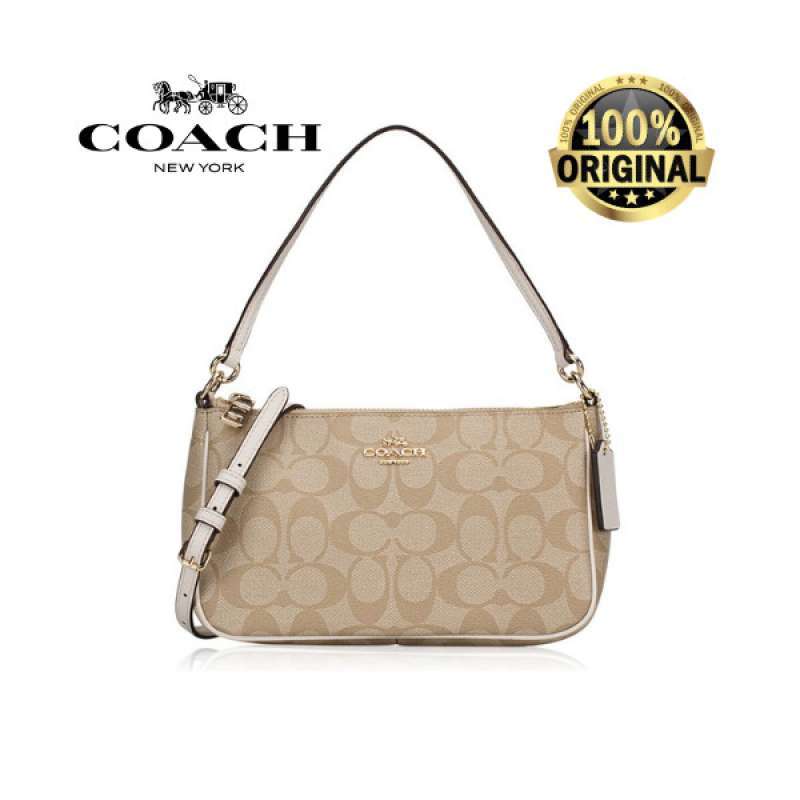 Coach discount handle pouch