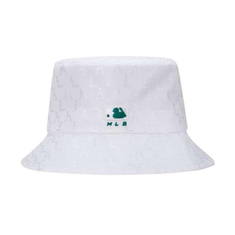 Jual MLB MONOGRAM JACQUARD BUCKET HAT 