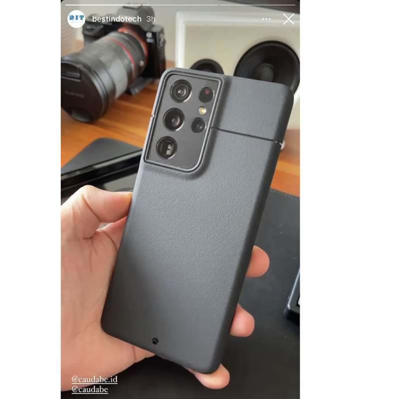 Original Caudabe Sheath Case Samsung Galaxy S21 Ultra 5G Softcase Soft  Casing Cover Anti Crack