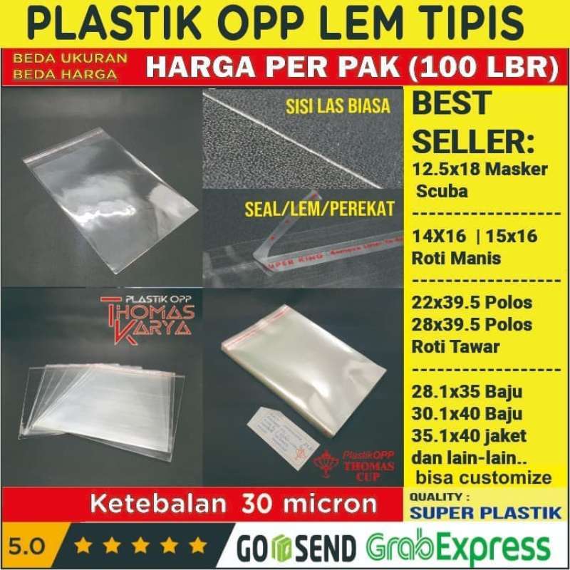 Jual Plastik Opp Lem Tipis Kemasan Undangan Souvenir Roti Online Maret 2021 Blibli Plastik opp kemasan baju bening plastik seal lem ukuran 25 x 35 cm. plastik opp lem tipis kemasan undangan souvenir roti