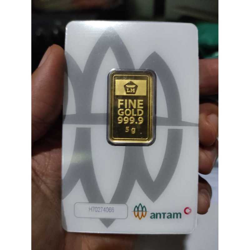 LM Emas Antam 5gr 5 gram 2020/2021 Redmark Certieye Certicard