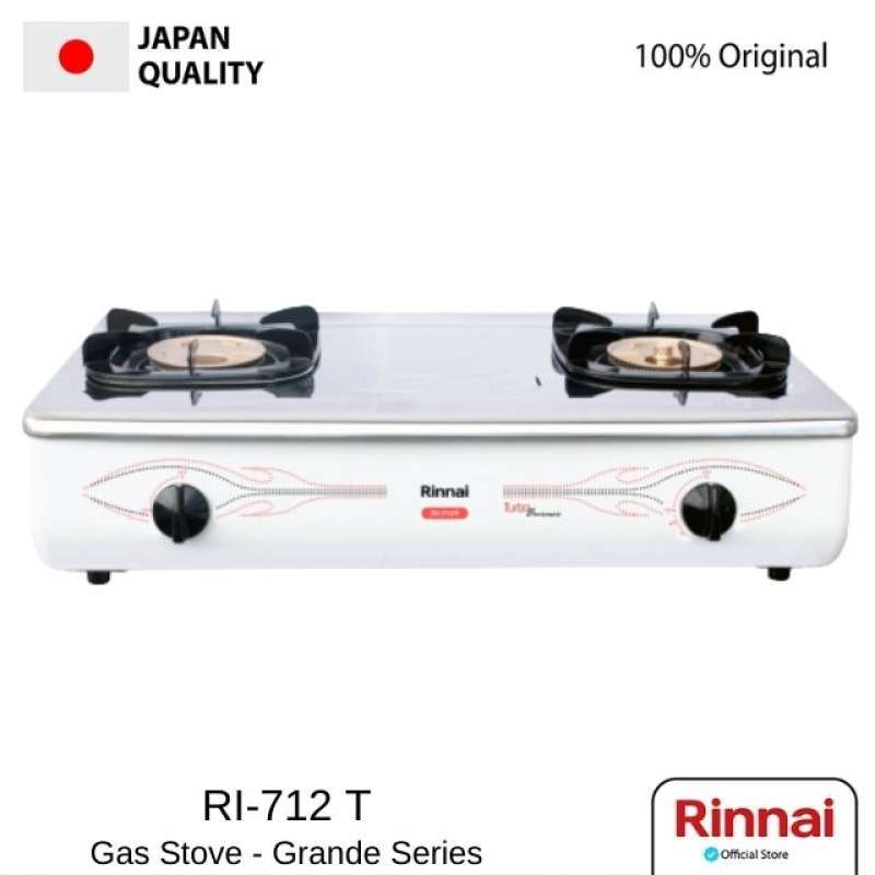 Jual Rinnai Kompor Gas 2 Tungku Ri 712 T Stainless Terbaru Juli 21 Blibli