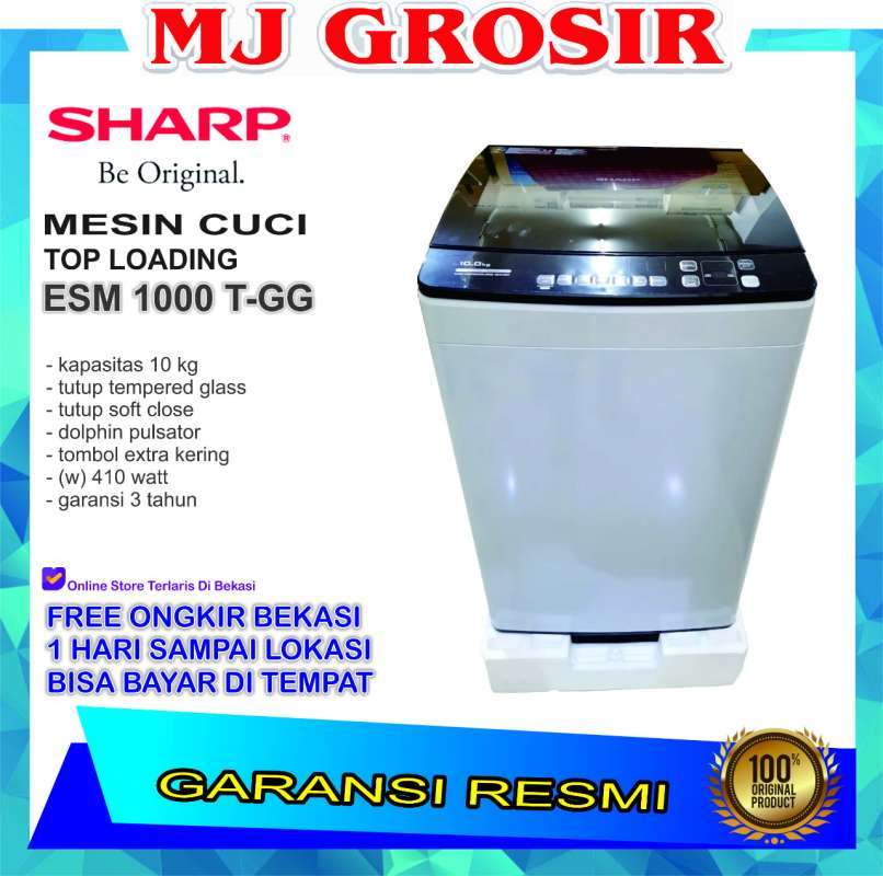 Jual Mesin Cuci Sharp Esm 1000 10 Kg 1 Tabung Esm1000 Top Loading Murah Mei 2021 Blibli