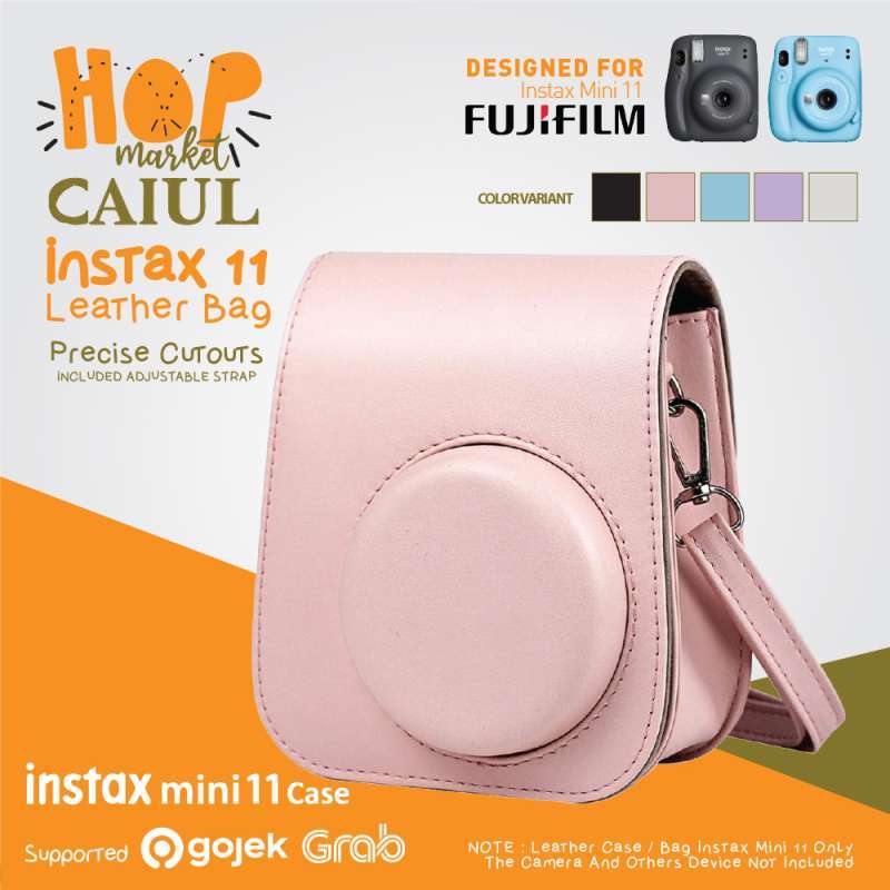 Promo Leather Bag Fujifilm Instax Mini 11 Tas Kamera Polaroid Case Fuji 11 Pink Diskon 16 Di Seller Hop Market Official Store Duri Kosambi Kota Jakarta Barat Blibli