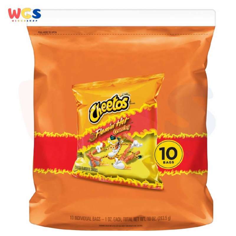 Jual Cheetos Crunchy Flamin Hot Cheese Flavored Snacks 10 ...