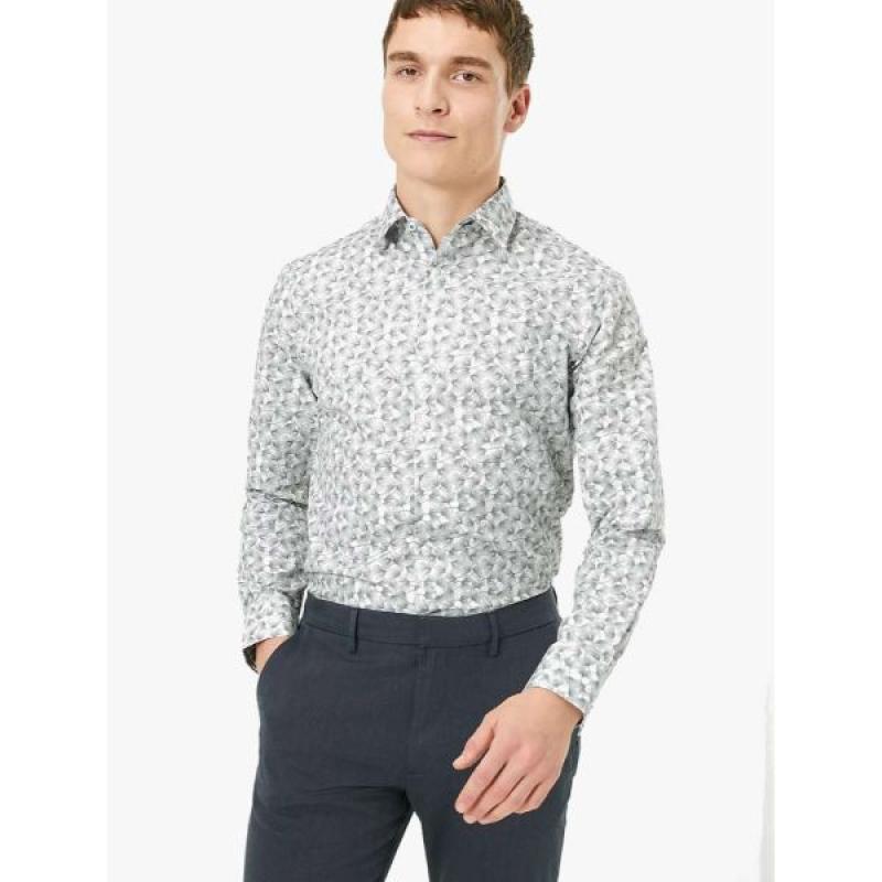 Pure Cotton Printed Easy Iron Shirt 
