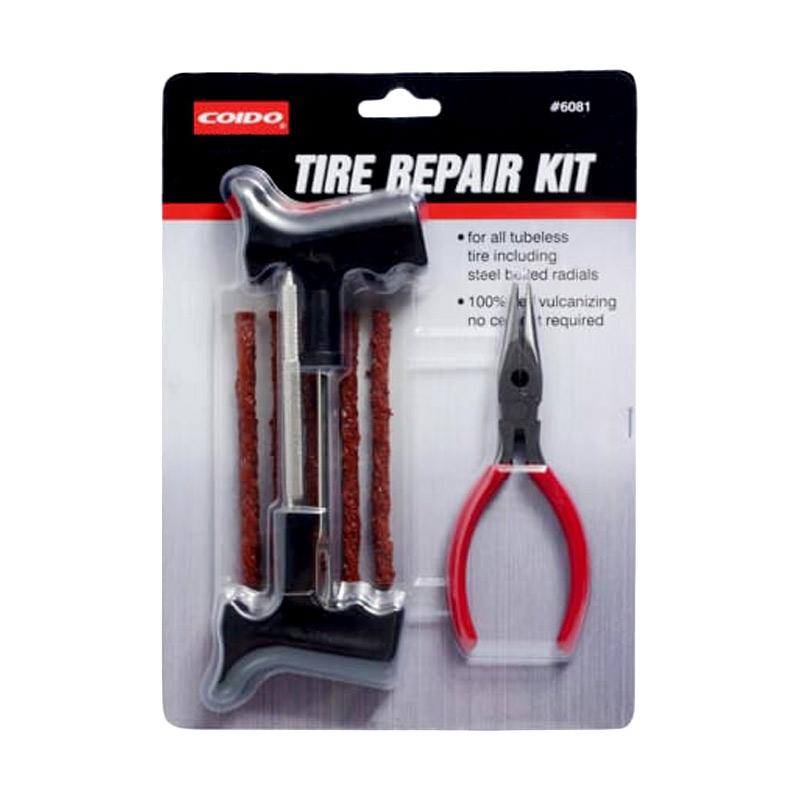 Coido Set Alat Tambal Ban Tubeless Darurat Tire Repair Kit