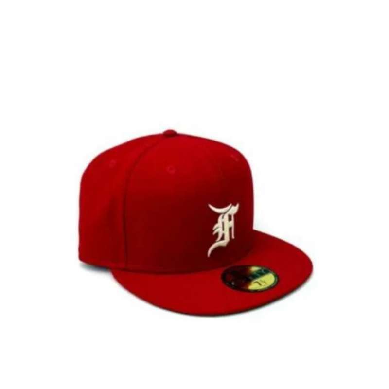 New Era Red 59Fifty Fitted Hat 
